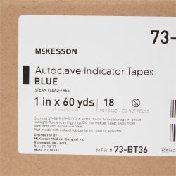 Steam Autoclave Indicator Tape - Blue Lead-Free Sterilization Tape 60 Yards