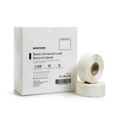Sterilization Load Record Labels - Universal Blank Tracking Labels for Steam, EO Gas & STERRAD Systems (3/4 x 1-1/8 Inch)