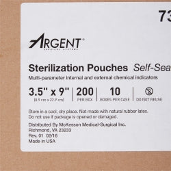Self-Seal Sterilization Pouches - Transparent Blue Medical Instrument Bags