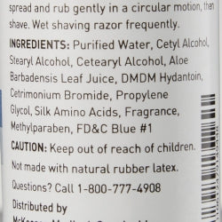 Shaving Gel with Aloe Vera & Silk Protein - 1.5 oz Flip Top Bottle, Travel Size