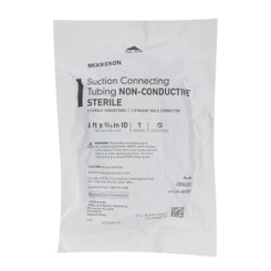 Medical Suction Connector Tubing - Sterile Clear Ribbed PVC 3/16 Inch ID