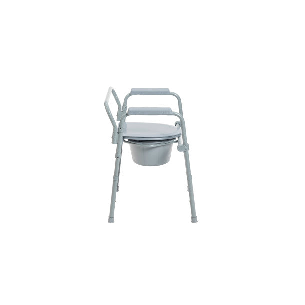 Folding Steel Commode Combo with Absorbent Commode Liners