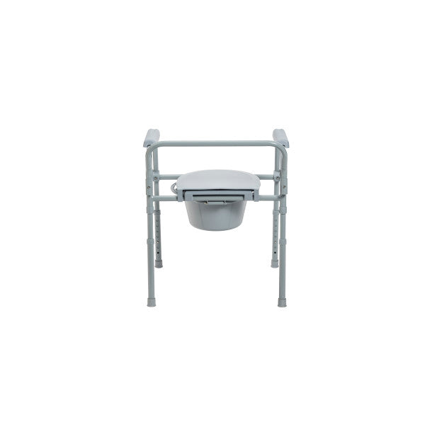 Folding Steel Commode Combo with Absorbent Commode Liners