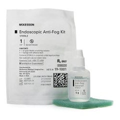 McKesson Endoscopic Anti-Fog Kit - Sterile Single-Use Solution with Adhesive Sponge for Clear Surgical Vision