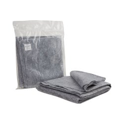 Disposable Stretcher Blanket - 40" x 80" Gray Polyester for Single Patient Use
