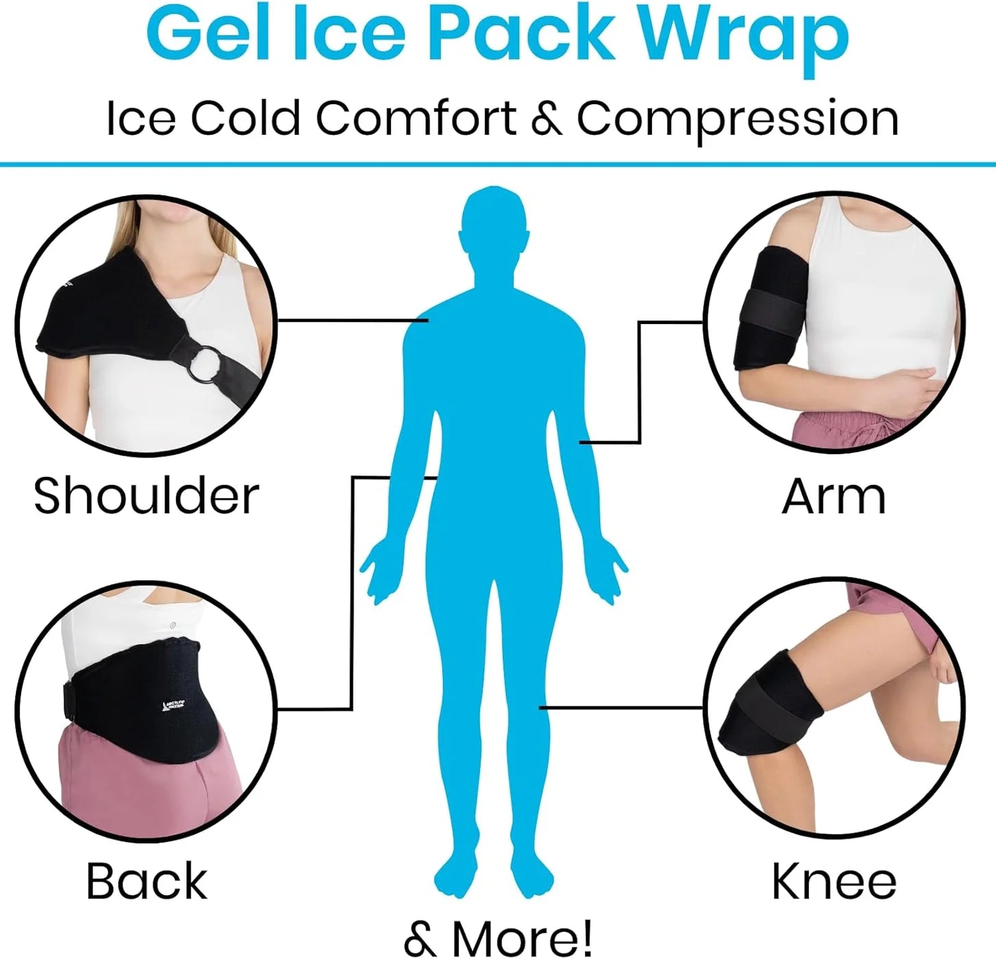 Hot and Cold Back Gel Wrap