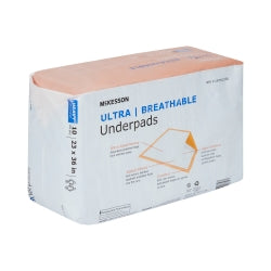 Ultra Breathable Underpads - Heavy Absorbency - 23 x 36 Inch - Disposable Incontinence Bed Pads