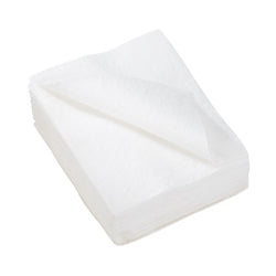 Disposable Washcloths - Non-Woven, Double Re-Creped, Soft & Absorbent, White