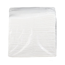 Disposable Washcloths - Non-Woven, Double Re-Creped, Soft & Absorbent, White