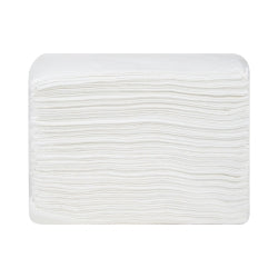 Disposable Washcloths - Non-Woven, Double Re-Creped, Soft & Absorbent, White