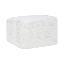 Disposable Washcloths - Non-Woven, Double Re-Creped, Soft & Absorbent, White