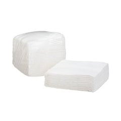 Disposable Washcloths - Non-Woven, Double Re-Creped, Soft & Absorbent, White