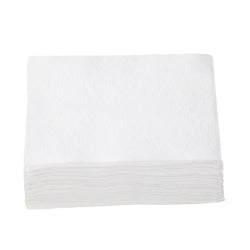 Disposable Washcloths - Non-Woven, Double Re-Creped, Soft & Absorbent, White