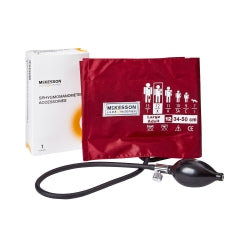 Aneroid Sphygmomanometer with Large Adult Cuff - 2-Tube Blood Pressure Monitor