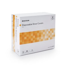 Disposable Non-Skid Shoe Covers Blue - Non-Sterile Elastic Polypropylene 150/Case