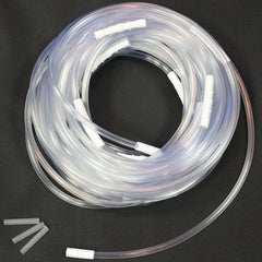 Medical Suction Connector Tubing 100 Ft - 1/4 Inch ID Clear Non-Conductive with Connectors