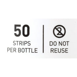 McKesson OPA-28 Concentration Indicator Test Strips - Single Use Sterility Verification Pads (50 Strips/Bottle)