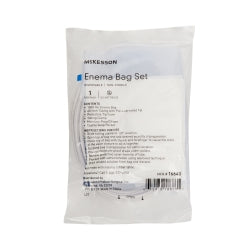 Complete Enema Bag Set 1500mL - Pre-Lubricated Tip with Castile Soap & Drape for Bowel Cleansing