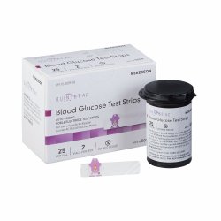 Blood Glucose Test Strips - 50 Count Box for Diabetes Monitoring & Self-Testing