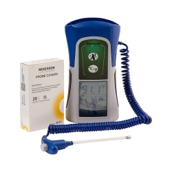 Digital Thermometer with Oral and Under Arm Probe - 6 Second Fast Response, Backlit LCD Display