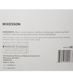 Oral Foam Swabstick with Mint Dentifrice - Gentle Mouth Care Solution for Sensitive Patients