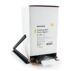 Padded Fiberglass Splint Roll - Medical Grade Casting Material with Polypropylene Padding, Non-Sterile