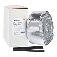 Padded Fiberglass Splint Roll - Medical Grade Casting Material with Polypropylene Padding, Non-Sterile