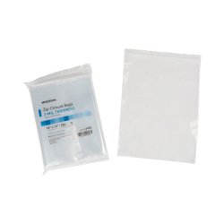 McKesson Reclosable Zip Closure Bags 10" x 13" - Clear 2-Mil Polyethylene with Grip-Lock