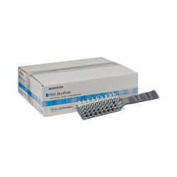 Plastic Bristle Hairbrush - Soft 63-Bristle Design for Gentle Hair Care & Scalp Health