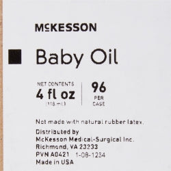 Premium Baby Oil 4 oz - Mineral Oil Moisturizer for Soft, Smooth Skin