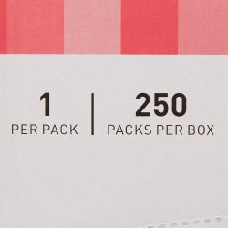 Oral Swabstick with Dentifrice - Pink Foam Tip, Paper Shaft, Non-Sterile - Single Use Dental Hygiene Swabs