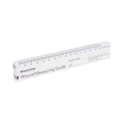 Disposable Paper Wound Measuring Ruler - 6 Inch Medical Measurement Guide