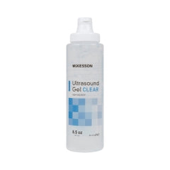 McKesson Conductive Ultrasound Laser Transmission Gel - 8.5 oz High Viscosity Clear Gel
