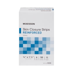 Reinforced Skin Closure Strips - Sterile Wound Closure Tape 1/4 x 1-1/2 inch