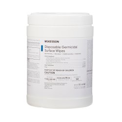 Disposable Germicidal Surface Wipes - Hospital-Grade Disinfectant for Hard Non-Porous Surfaces