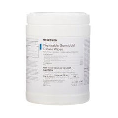 Disposable Germicidal Surface Wipes - Hospital-Grade Disinfectant for Hard Non-Porous Surfaces