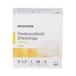 McKesson Hydrocolloid Sterile Thin Dressing - Advanced Wound Care for Light to Moderate Exudate