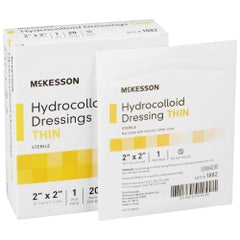 McKesson Hydrocolloid Sterile Thin Dressing - Advanced Wound Care for Light to Moderate Exudate