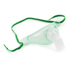 Tracheostomy Mask - Clear, Adjustable Head Strap, Multidirectional Swivel, Adult, Latex-Free