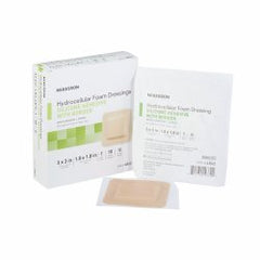 McKesson Silicone Adhesive Foam Dressing - Square with Border, Sterile, Waterproof (484)
