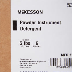 McKesson Instrument Detergent Powder Concentrate 5 lbs - Medical Device Cleaning Solution
