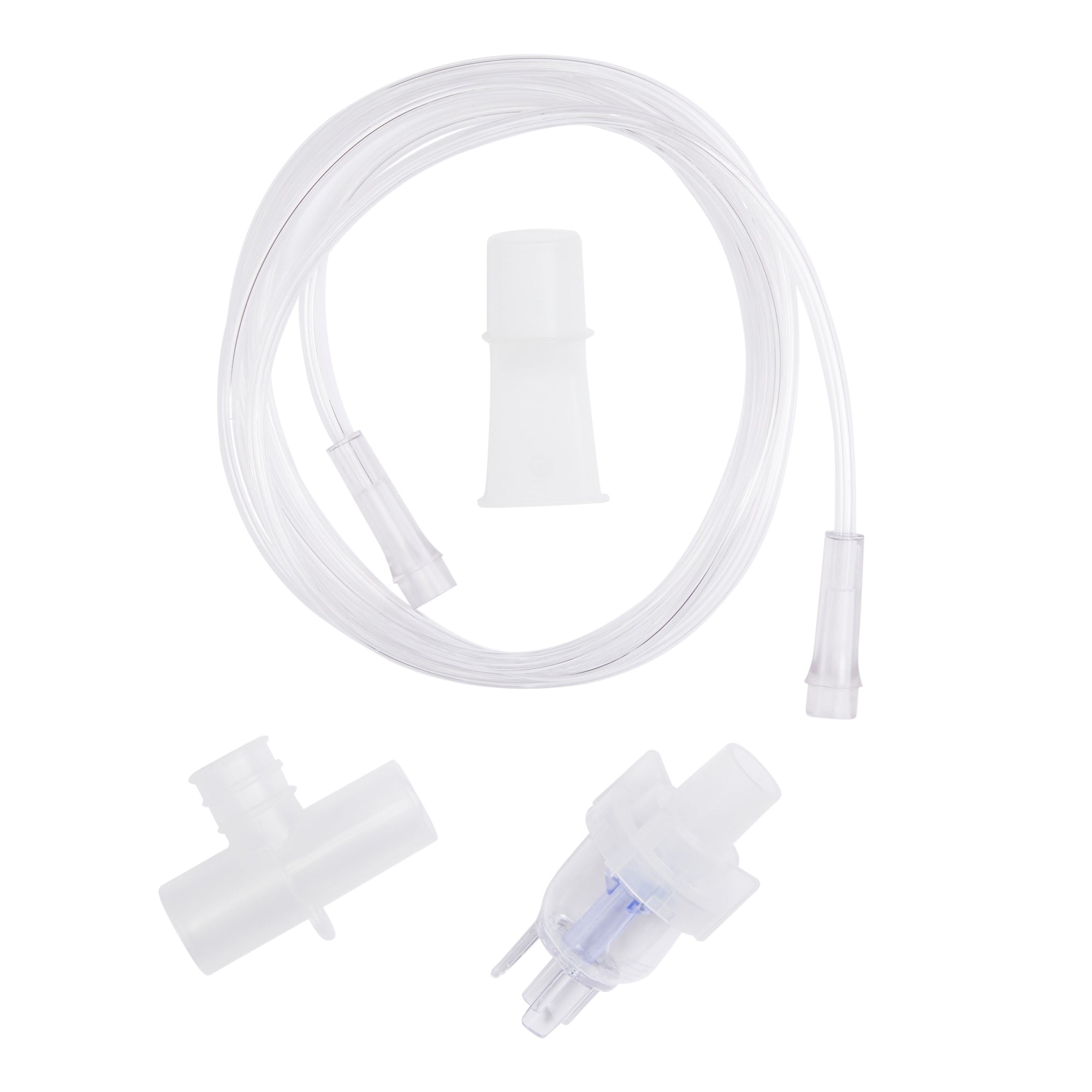 Handheld Nebulizer Kit with Mouthpiece - Complete Set, 10cc Capacity, Low Dead Volume