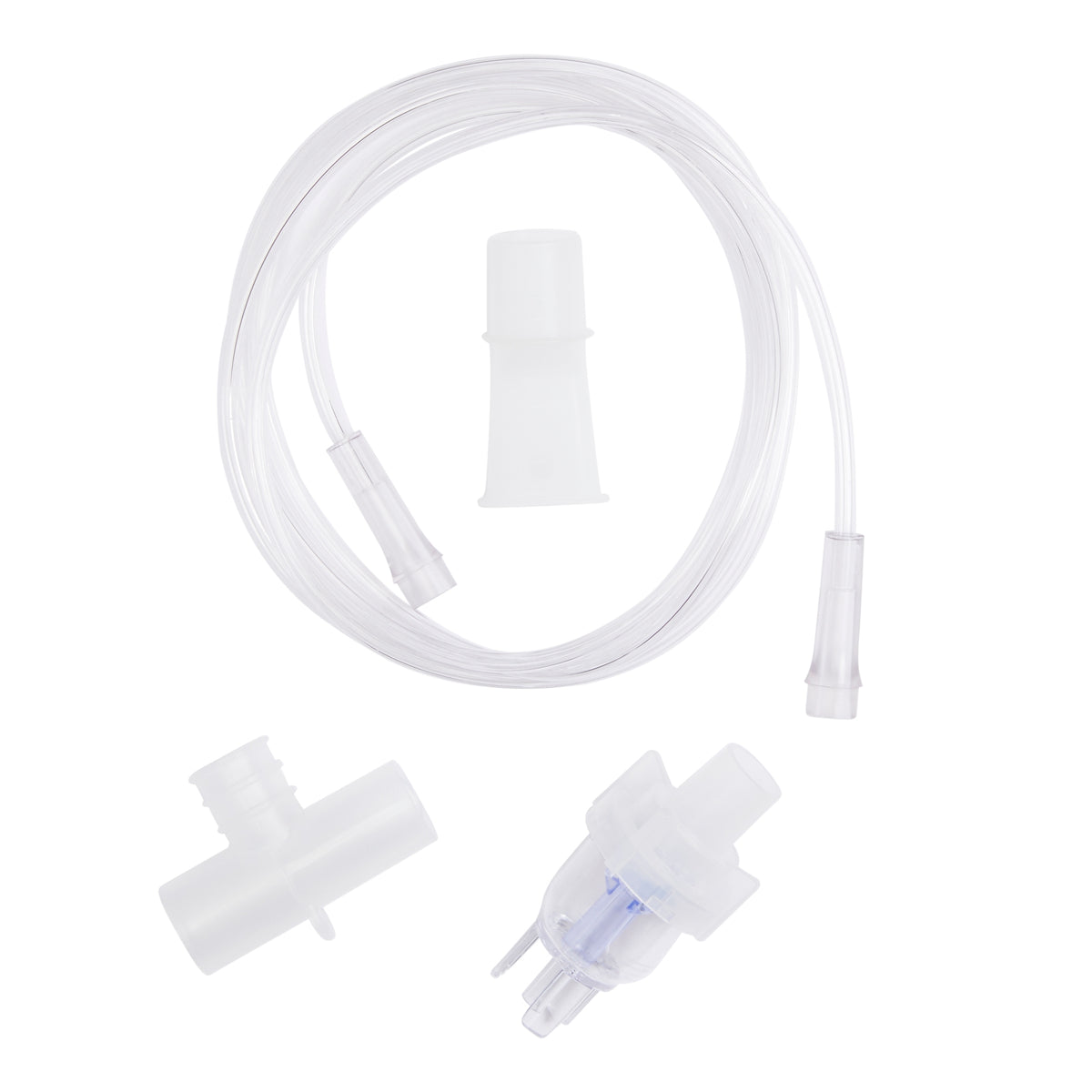 Handheld Nebulizer Kit with Mouthpiece - Complete Set, 10cc Capacity, Low Dead Volume