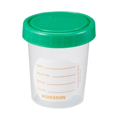 Specimen Container - 120ml (4oz), Graduated, Leak-Resistant Screw Cap, Single Patient Use, Translucent