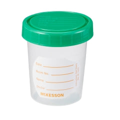Specimen Container - 120ml (4oz), Graduated, Leak-Resistant Screw Cap, Single Patient Use, Translucent