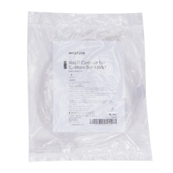 Premium Over-Ear Nasal Cannula with Comfort Ear Cushions - Kink-Resistant 7ft Tubing, Adult Size