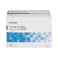 McKesson Transfer Pipettes - One-Piece LDPE, Non-Sterile, Shatter-Resistant (Case)