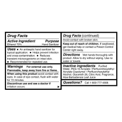 Foaming Hand Sanitizer with Aloe - 70% Ethanol, 8.5oz Pump Bottle, Spring Water Scent