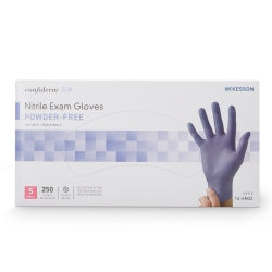 Nitrile Exam Gloves Powder-Free 3.1 Mil - Latex-Free Ambidextrous Blue, Textured Fingertips