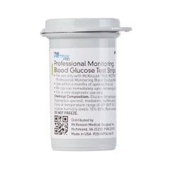 Blood Glucose Test Strips - 100 Count Professional Monitoring System with No Coding Required